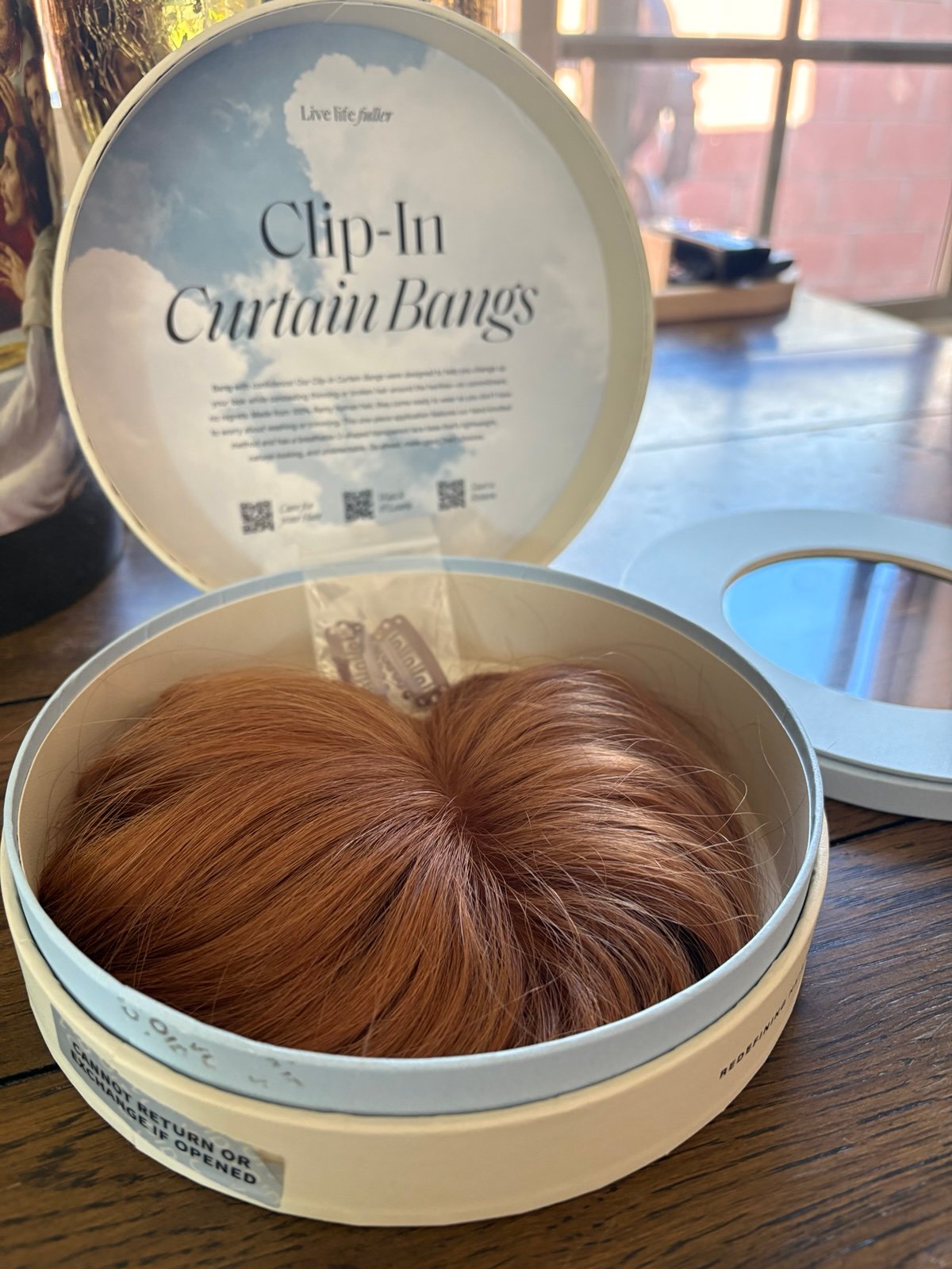 Clip In Curtian Bangs - Luxy Hair