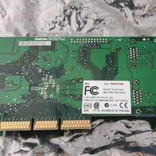 AGP card Matrox 975-0201 Rev A MGI G45+MDHA32D/DELB Dual VGA PCI Card - Untested