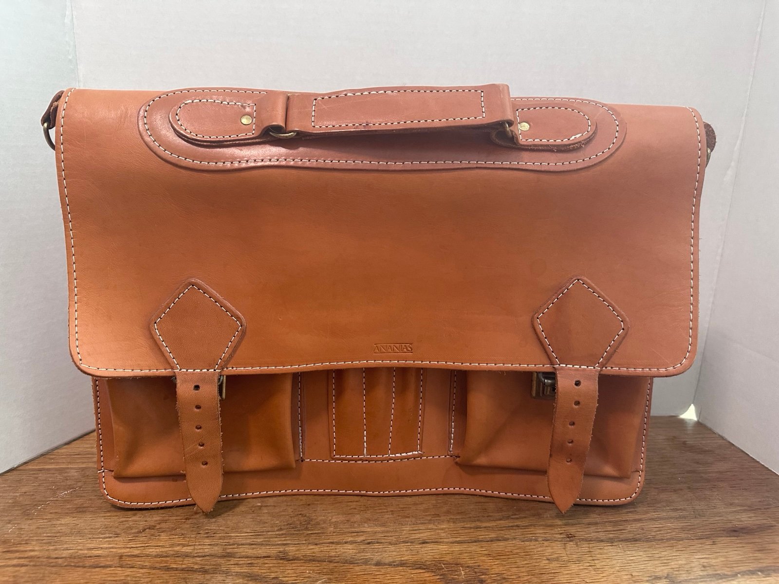 ANANIAS Leather Briefcase