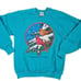 VTG 90s Womens S/M Cardinal Bird Crewneck Sweatshirt Green NWOT USA Grannycore