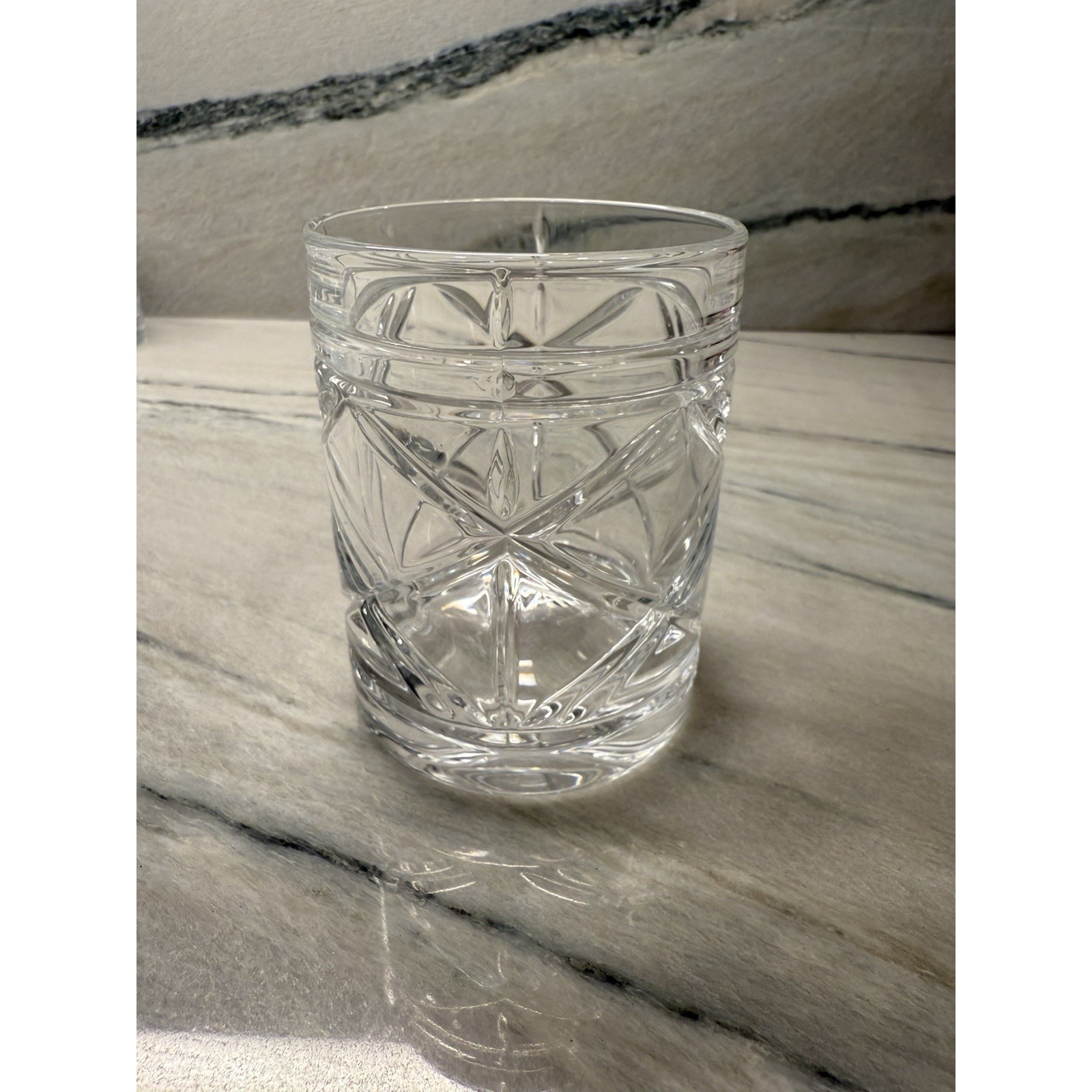 Ralph Lauren Brogan Double Old Fashioned Crystal Whiskey Glasses