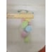 Vintage Pastel Flocked Plastic Easter Eggs - Made in Thailand