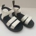 Dr. Martens Junior Klaire White Leather Strap Sandals size 5 US