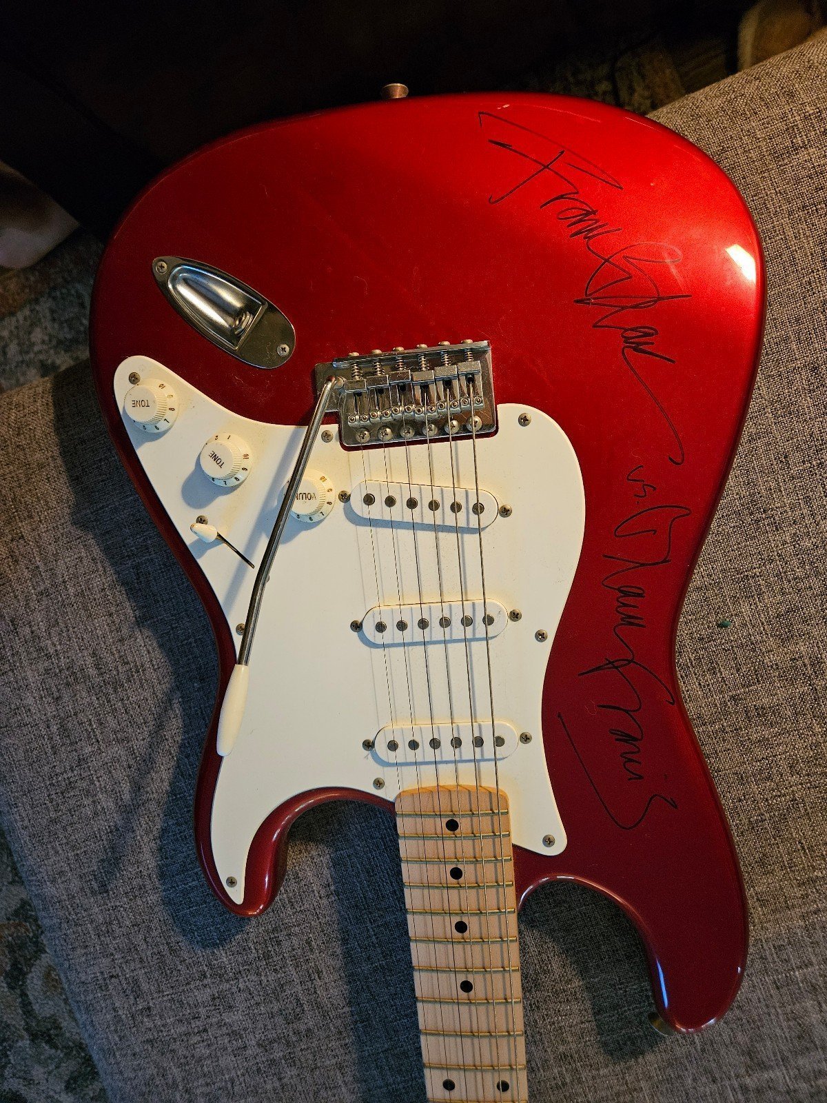 Frank Black Signed Squire Guitar