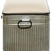 Deco 79 Metal Room Storage Bench Galvanized Entryway Bench, 50 x 16 x 18 Gray