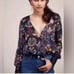 Free People Intimately Must Have Been Love Sheer Floral Long Sleeve Bodysuit L