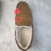 Koolaburra Tipton Chestnut Tan Suede Slip On Faux Fur Lined Moccasin Slippers 12
