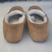 Koolaburra Tipton Chestnut Tan Suede Slip On Faux Fur Lined Moccasin Slippers 12