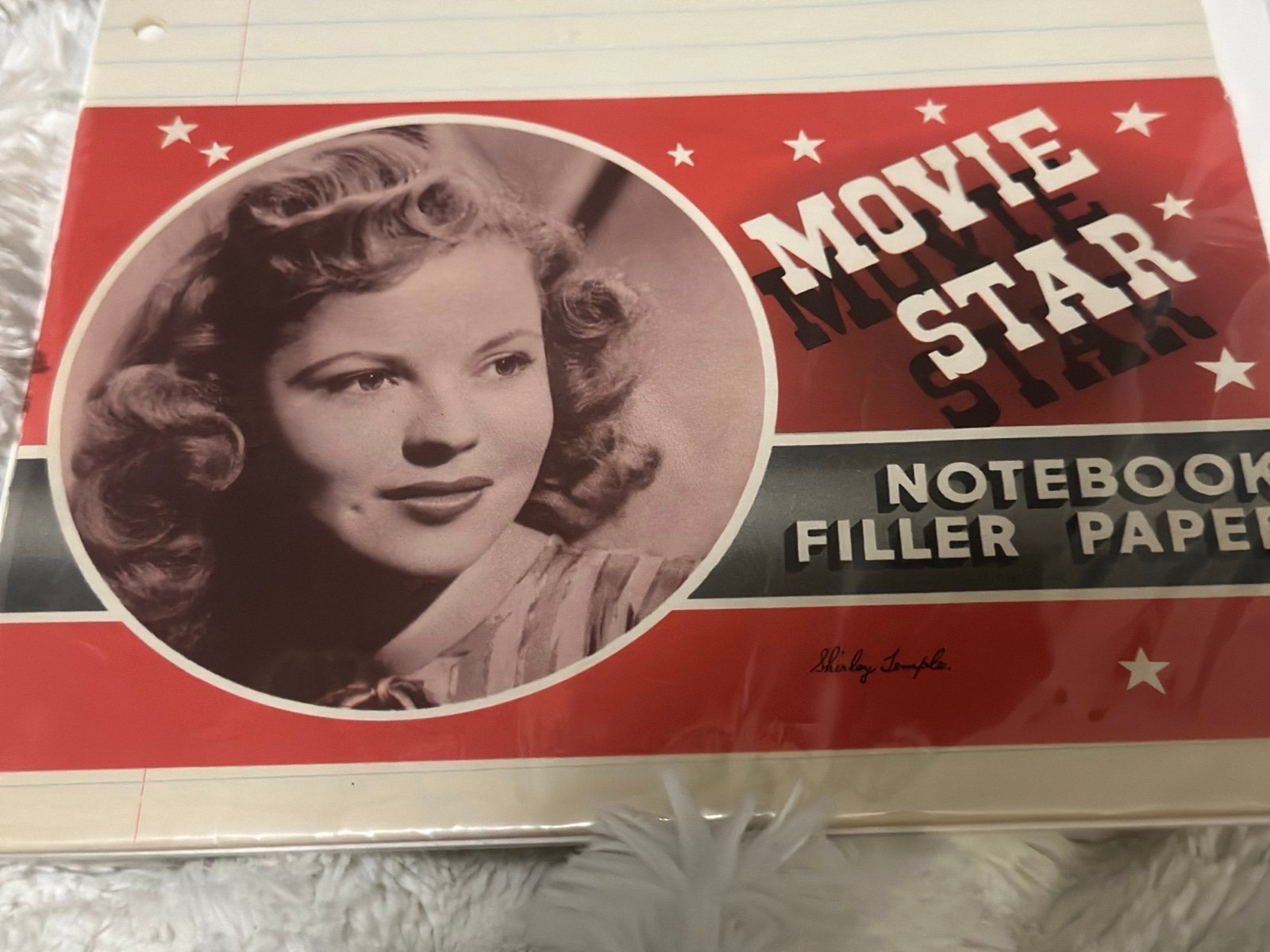 Shirley Temple Notebook Paper