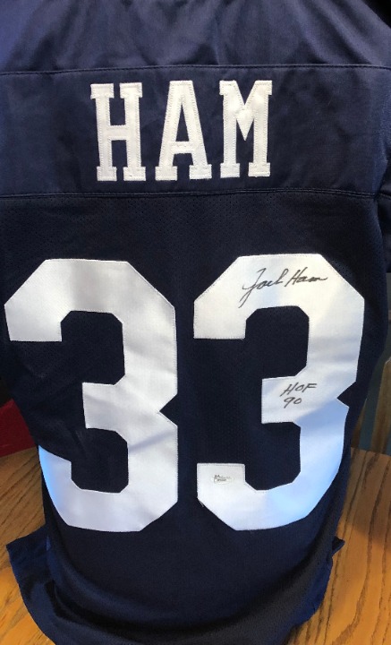 Jack Ham autographed Penn State jersey