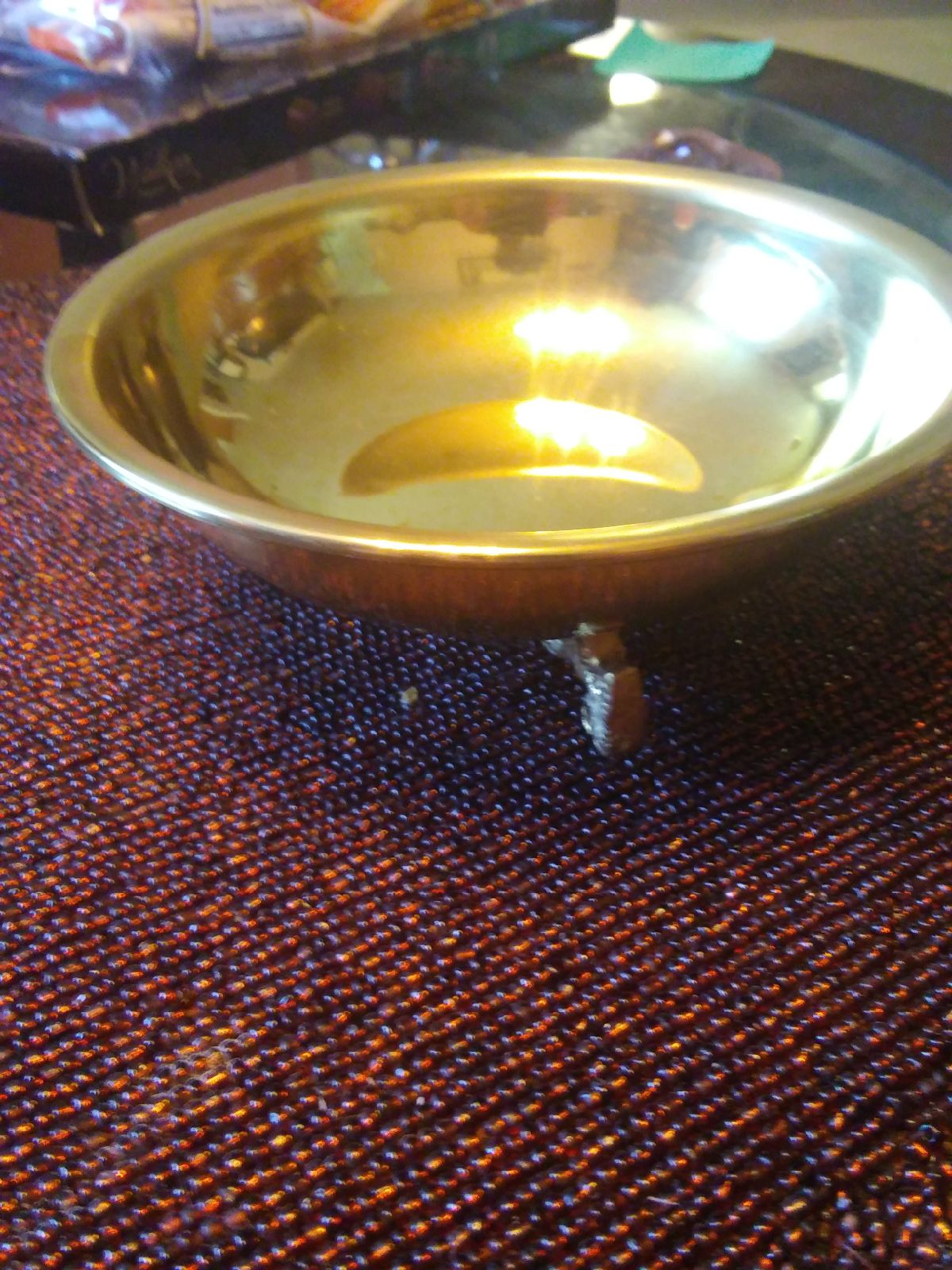 Gold bowl