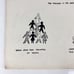 Vintage Original Mid Century black pen & ink line sketch Art Van Winkle Teacher