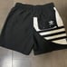 adidas 3-Stripe Swimsuit, Size M, Black/White