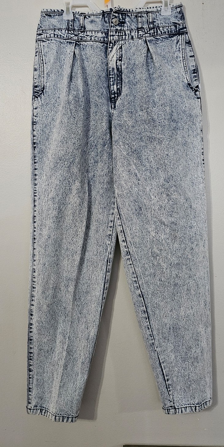 Vintage Jordache International Jeans Acid Wash High Rise Women's 34x34 (30Wx34L)