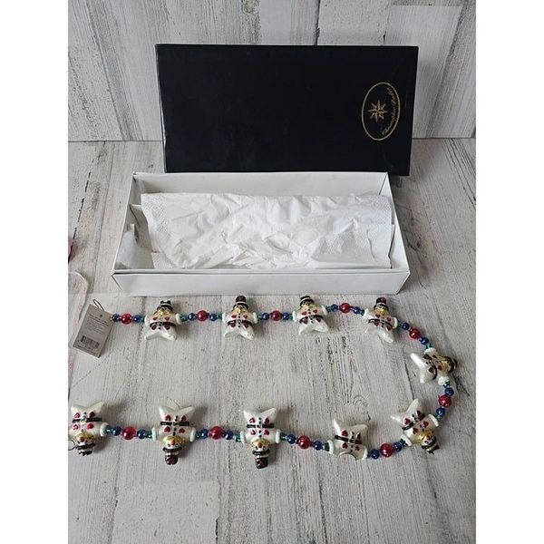 Radko AS IS hearts four Your Garland snowman Valentine as is Xmas tree