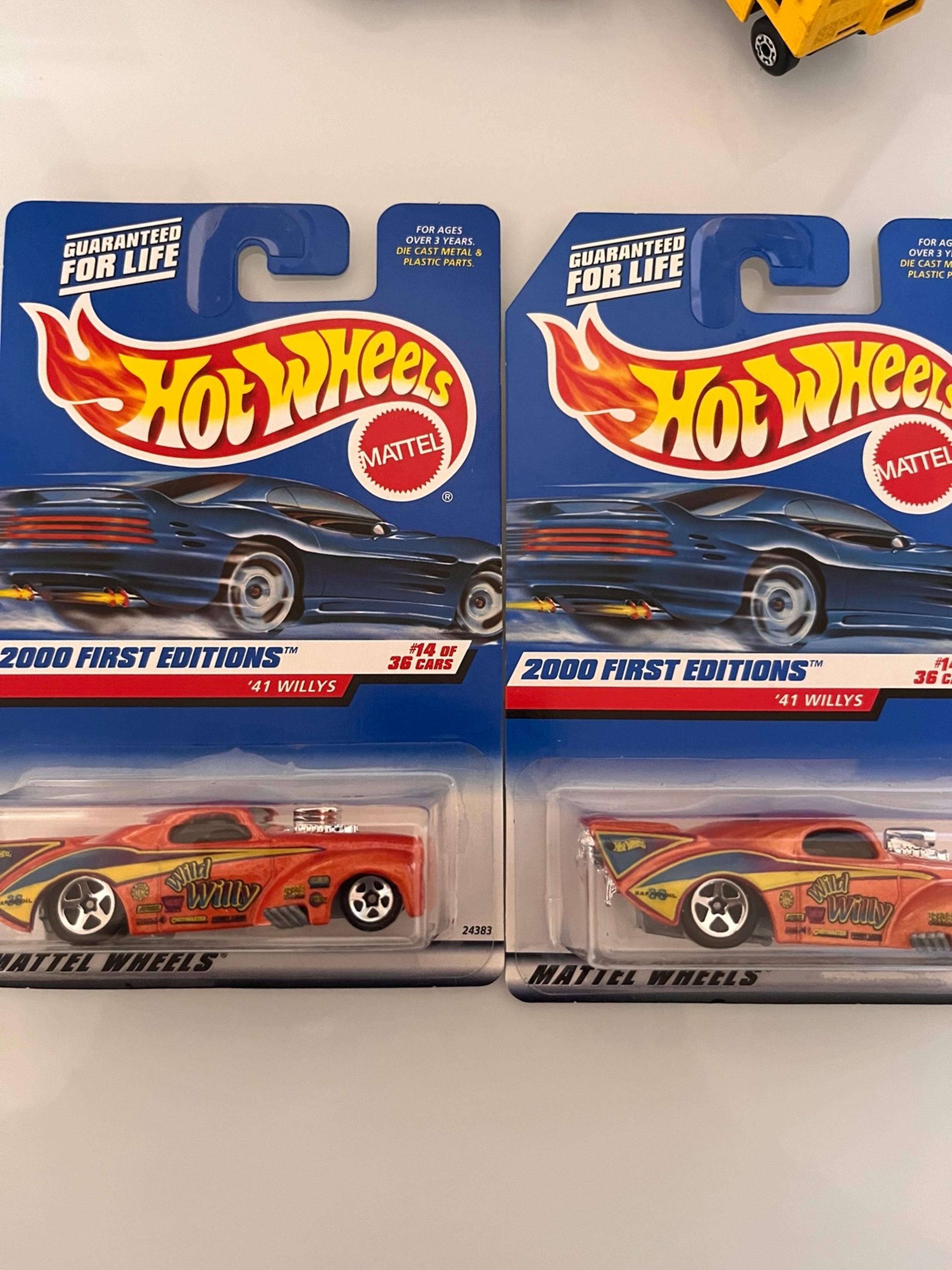 Hot Wheels '41 Willys 1:64 Scale Orange Drag Racing 2000 First Editions NEW