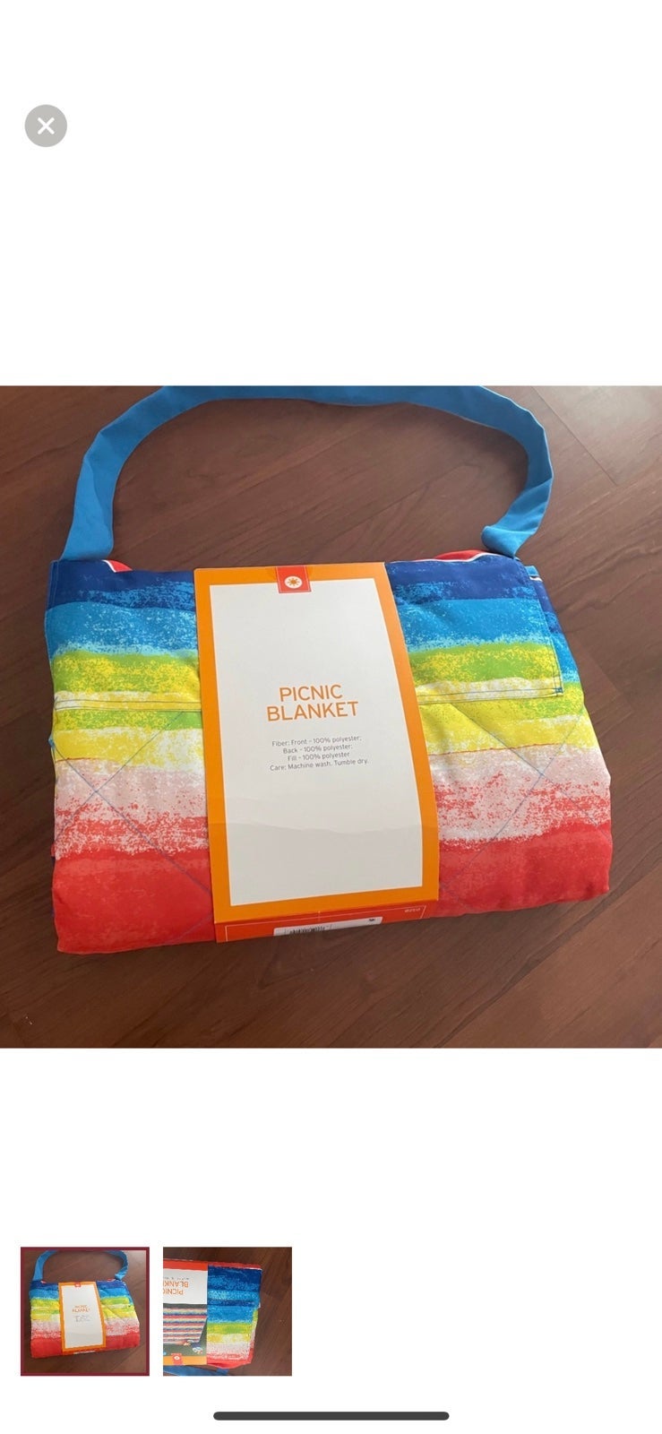 BRAND NEW RAINBOW PICNIC /BEACH BLANKET