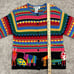 Vintage Susan Bristol Cardigan Sweater Animals Safari Women Size Small (600)