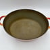 Descoware Flame Orange Cast Iron 4 Qt Oval Enamelware Pot Lid Dutch Oven Belgium