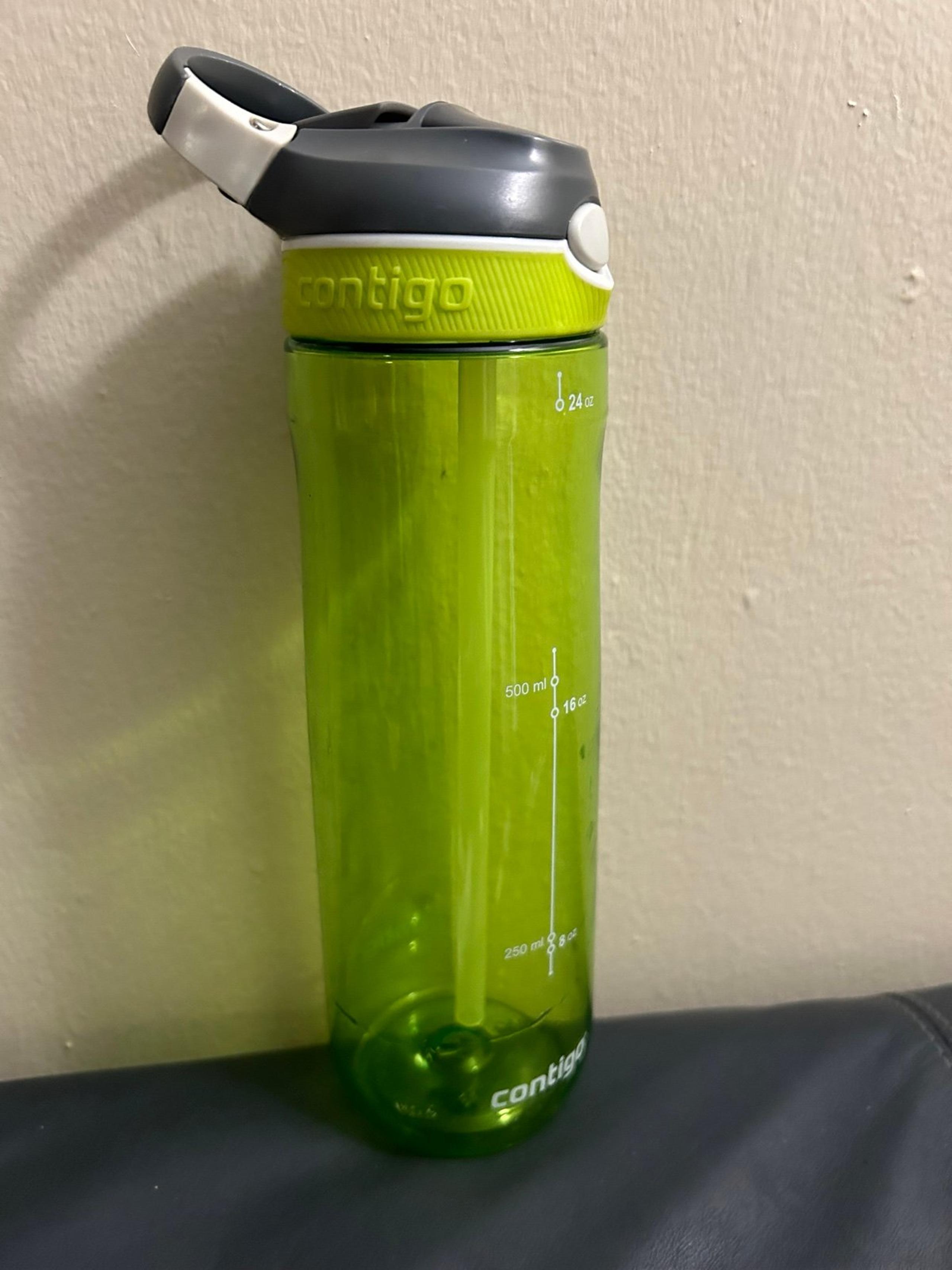 Contigo Autospout Sports Water Bottle Green 710 ml BPA Free Leak & Spill Proof