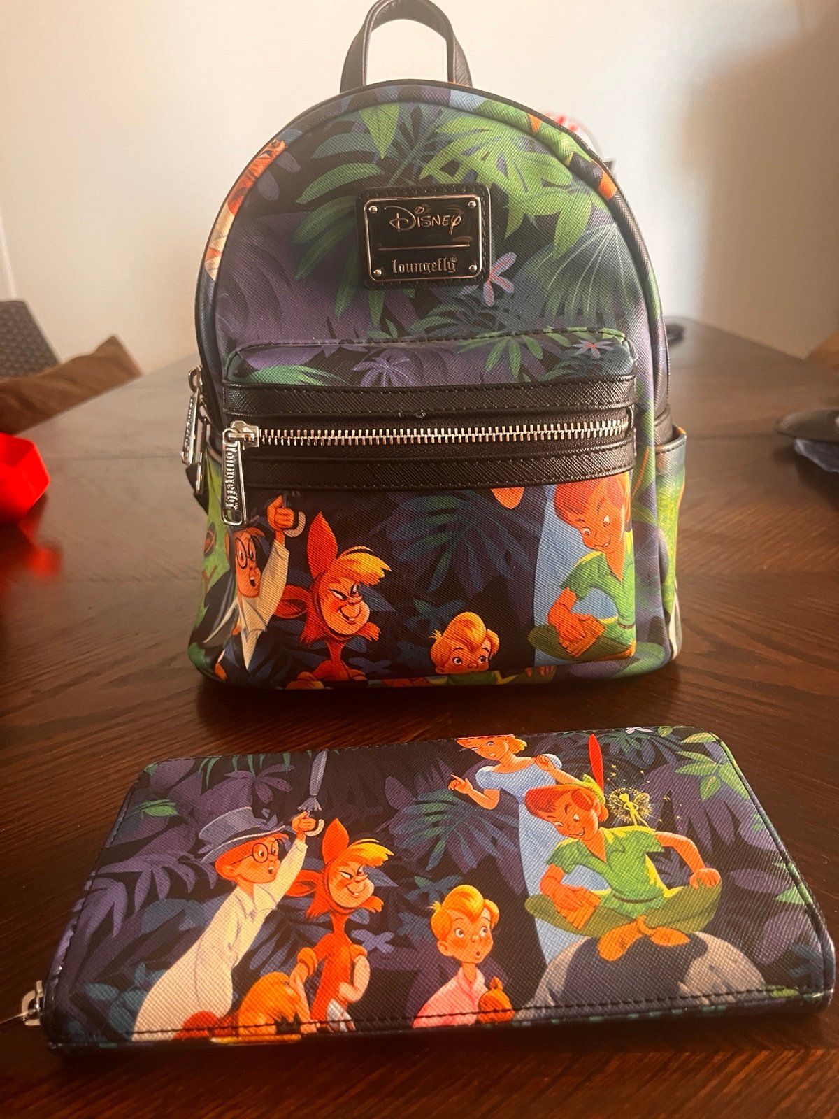 Loungefly Peterpan + Lost Boys backpack & wallet