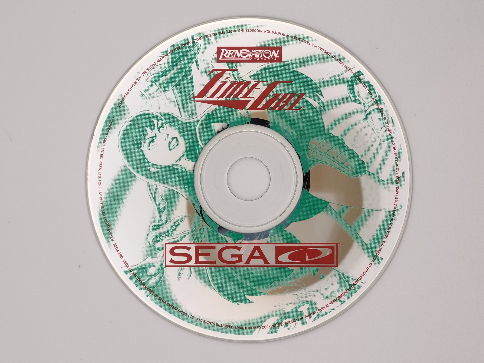 Time Gal for Sega CD - Disc Only