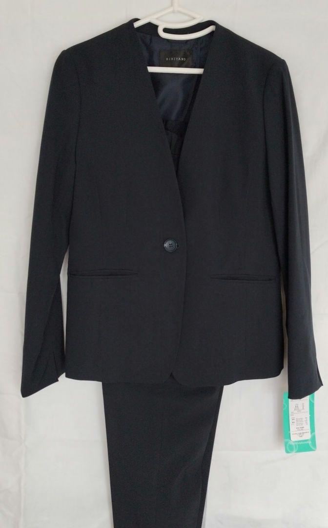 【Brand New】RIRIYANO Suit Set, Navy Solid, Washable