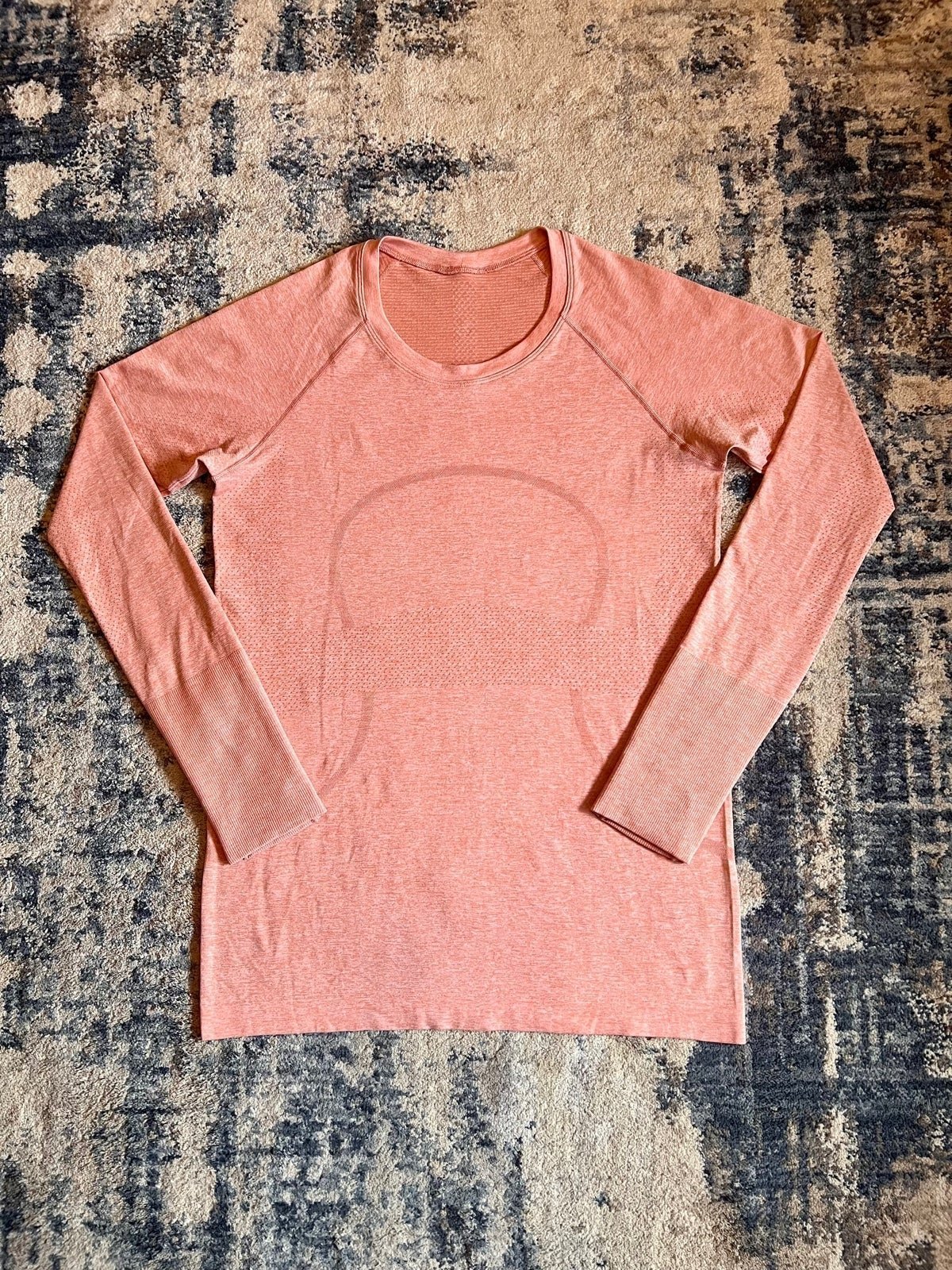 Lululemon Swiftly Tech Long Sleeve 2.0 Size 10 In Pink Savannah/Pink Mist