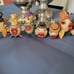 7 Katherine's kissing fish ornaments collection rare