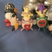 7 Katherine's kissing fish ornaments collection rare