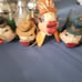 7 Katherine's kissing fish ornaments collection rare