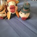 7 Katherine's kissing fish ornaments collection rare