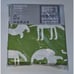 NEW Ikea Barnslig Ulven Green White Twin Size Quilt Cover + Pillowcase Wolf Dog?