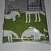 NEW Ikea Barnslig Ulven Green White Twin Size Quilt Cover + Pillowcase Wolf Dog?