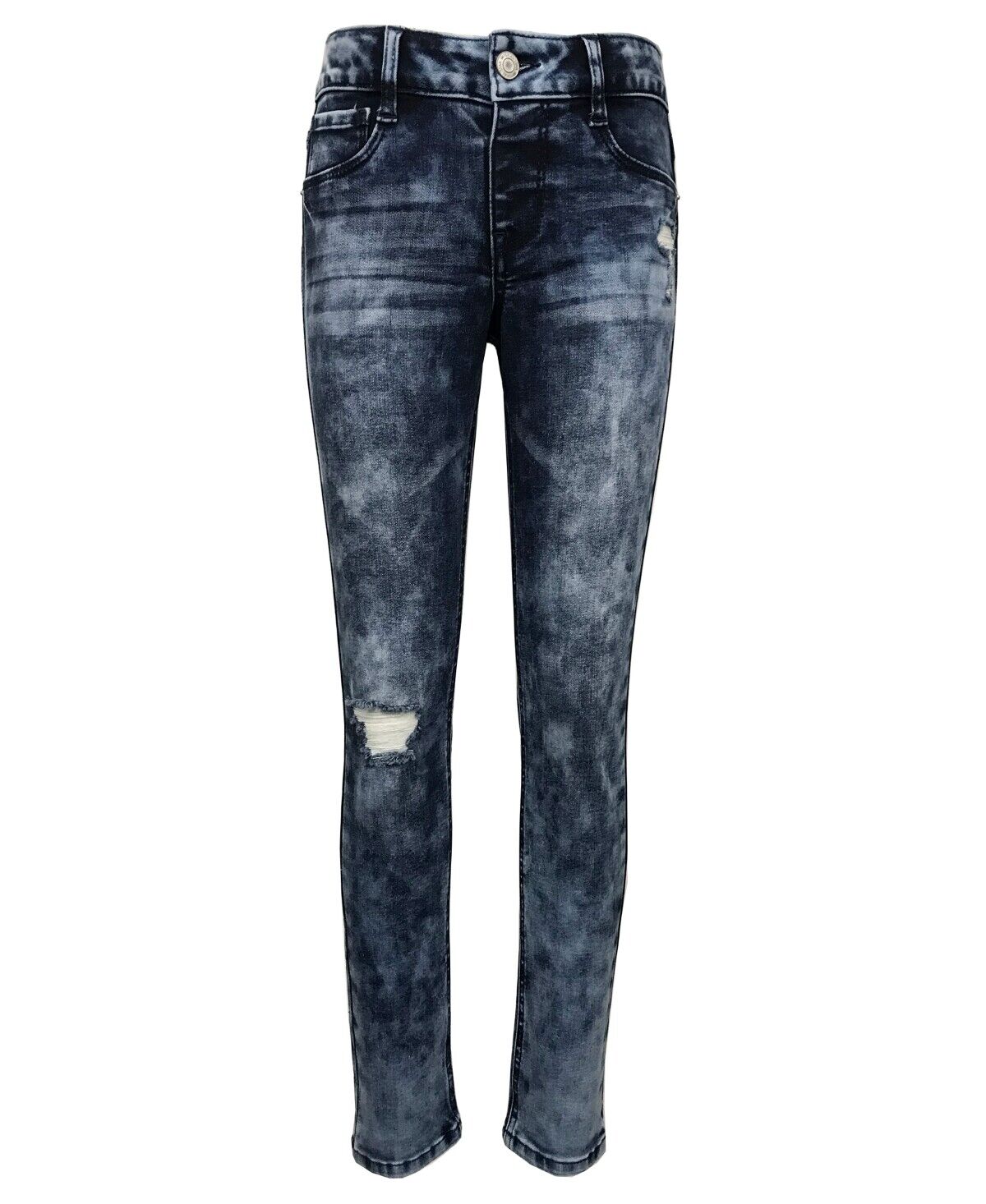 Imperial Star Big Girls Pull On Destructed Skinny Jeans 14