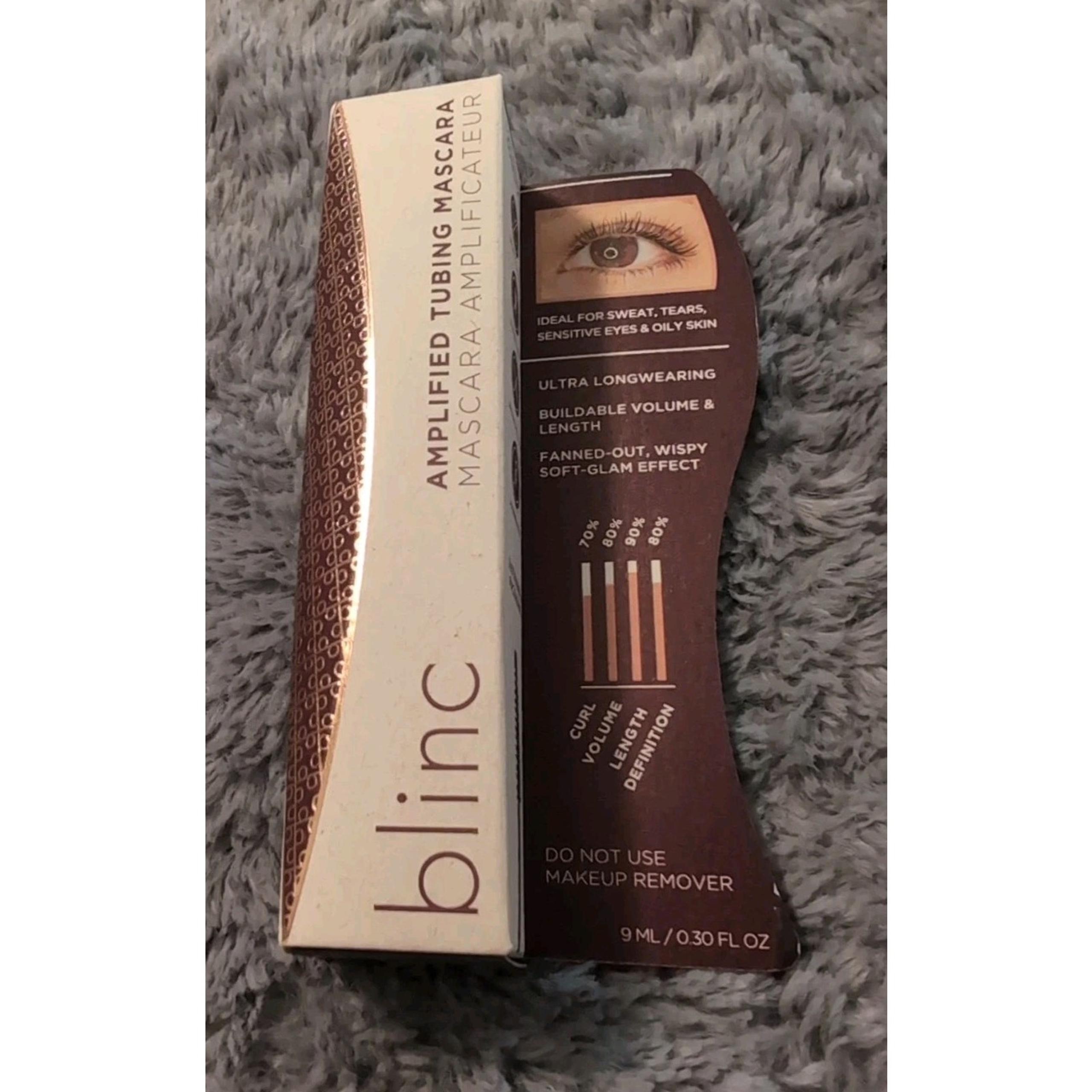 Blinc Amplified Tubing Mascara Black Cosmetics Eye Lashes 0.30 Fl. oz. NEW