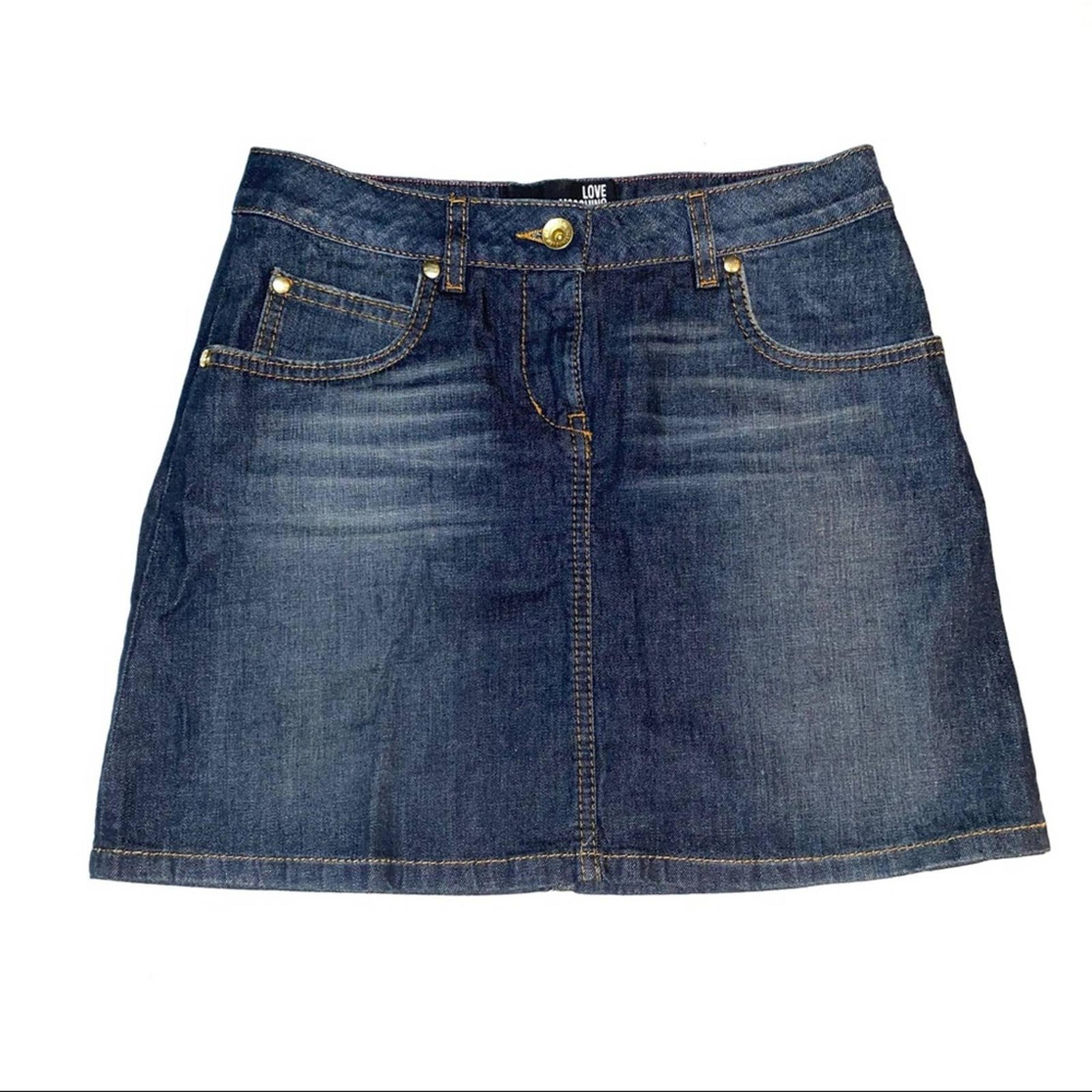 Love Moschino Denim Mini Skirt 2