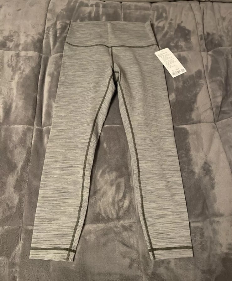NWT Lululemon Wunder Under HR Tight 25 Size 10 Space Sage Dark Olive AZZI 50382