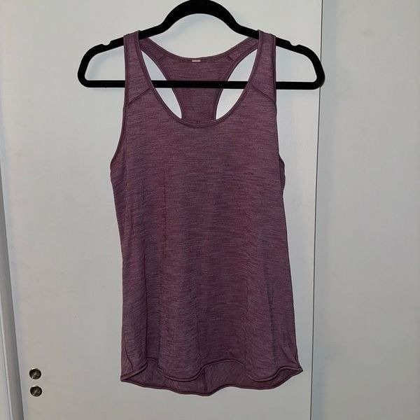 Lululemon Womens Essential Tank Top Heathered Purple No Size EUC
