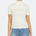 Bebe Women's Pearl Logo Sweater Short Sleeve Size Medium New With Tags