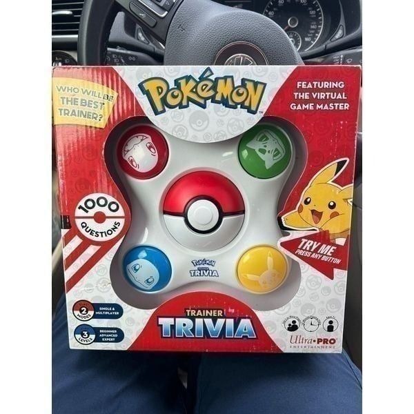 Pokemon Trainer Trivia Handheld Electronic Game 1000 Questions New