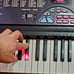 Casio Ctk-555l Key Lighting System 61 Keys Portable PIANO Battery/Direct Power