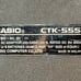 Casio Ctk-555l Key Lighting System 61 Keys Portable PIANO Battery/Direct Power