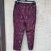 L’AGENCE Size 4 Ludivine Trousers Red Snakeskin Straight Leg Ankle Work Dress