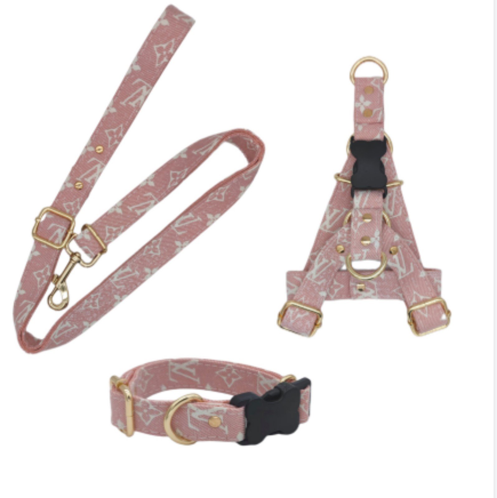 Dog Harness Collar Leash Sets