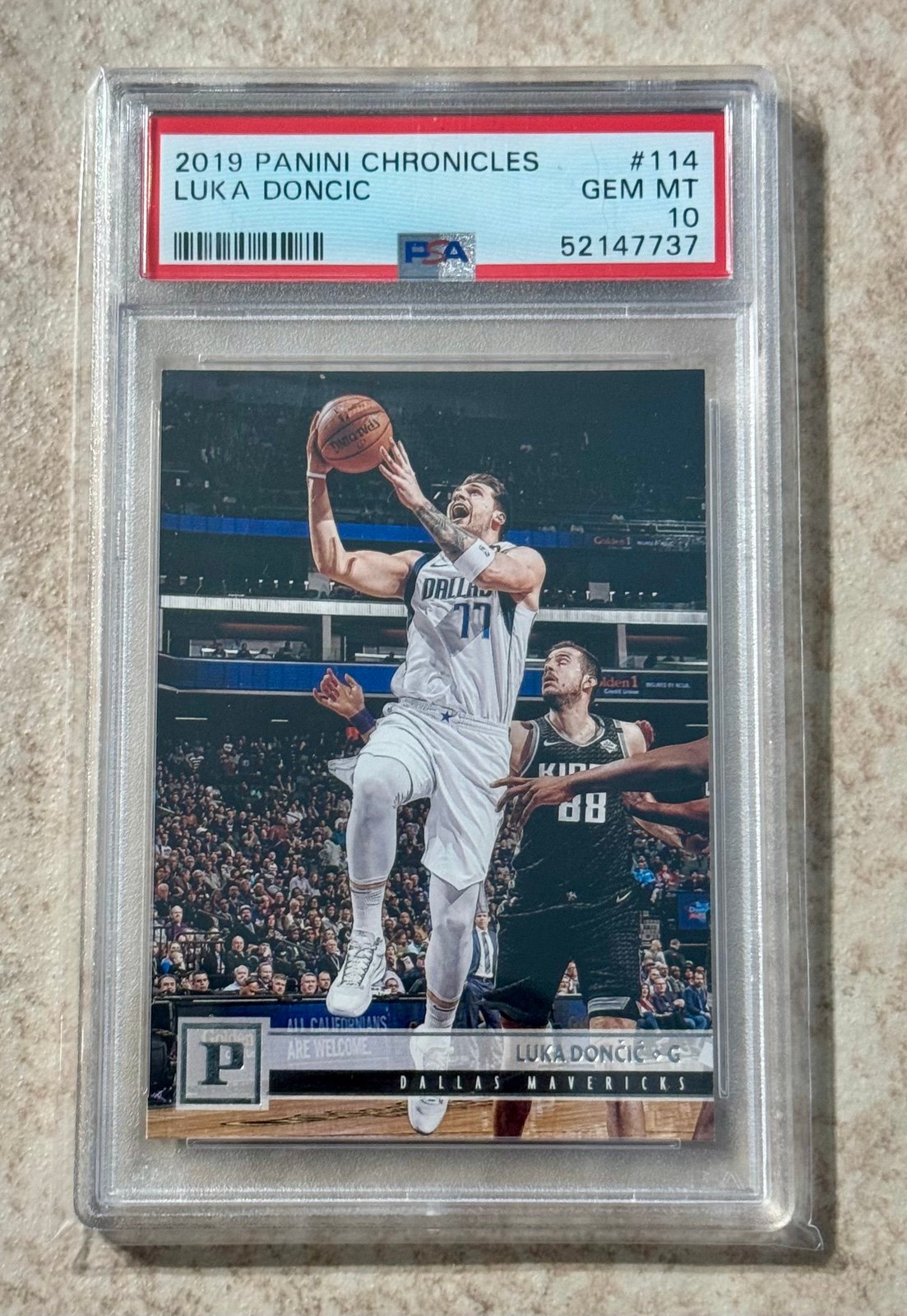 2019-20 Panini Chronicles #114 Luka Doncic Dallas Mavericks PSA 10 Gem Mint