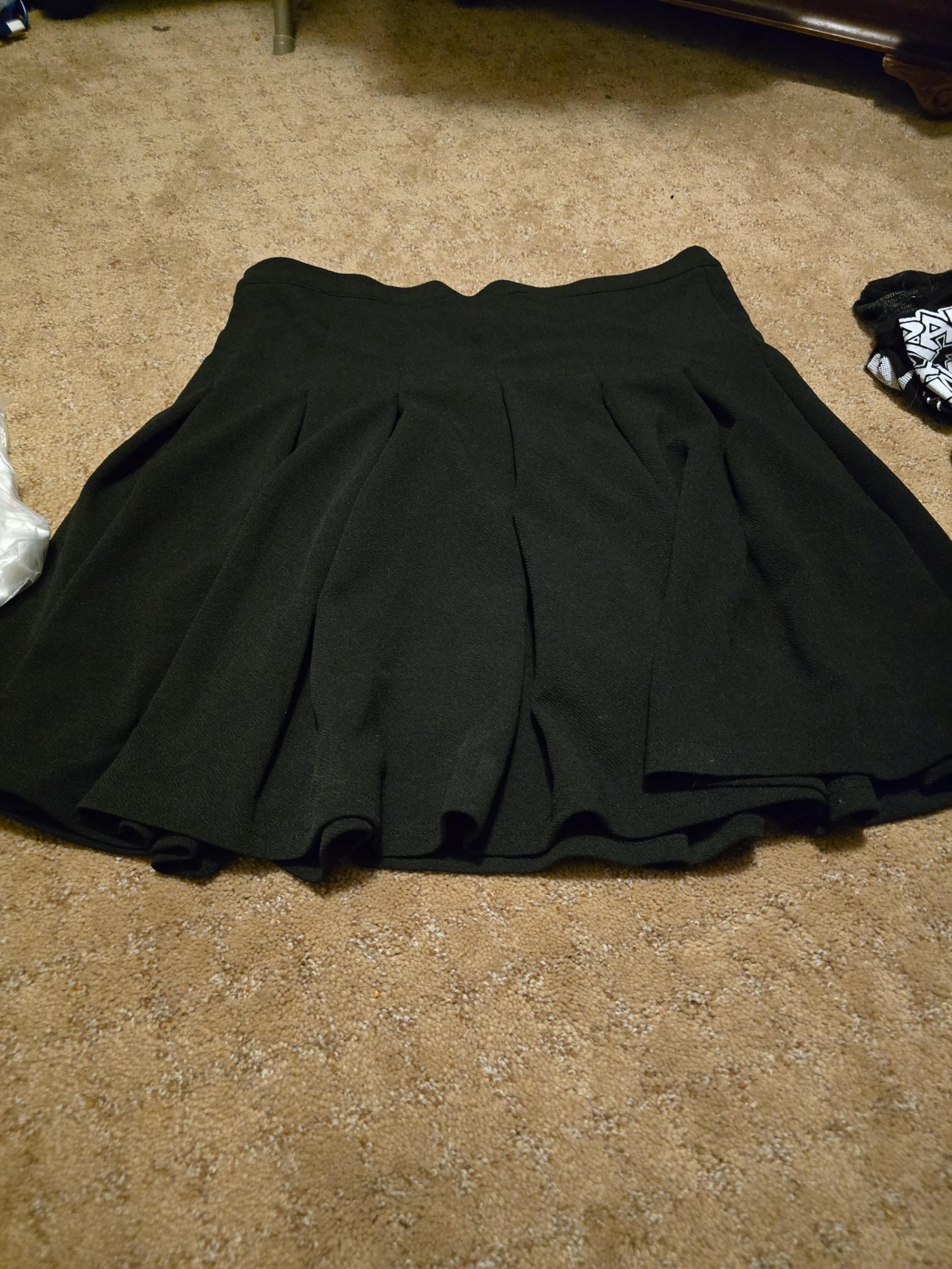 Shein pleated skirt