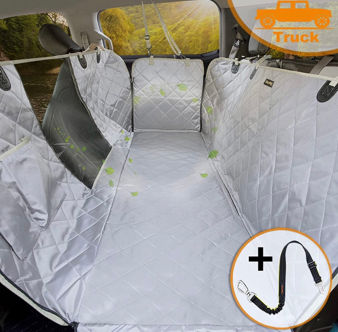 Dog back seat cover