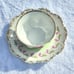 Antique MZ Austria Pink Rose Teacup and Saucer w/ Heart Shaped Handle Gold Trim