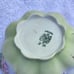 Antique MZ Austria Pink Rose Teacup and Saucer w/ Heart Shaped Handle Gold Trim